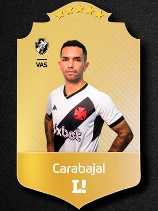 CARABARAL - 5,5 - Colocou a bola no chão e buscou organizar o Vasco. Deu a assistência para o gol de Galarza. 