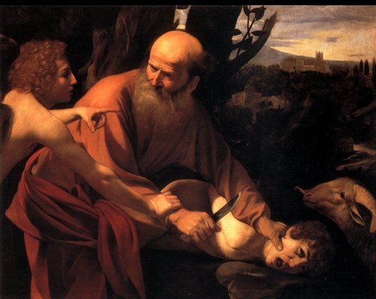 Caravaggio pintou fundamentalmente temas religiosos. No entanto, suas pinturas costumavam escandalizar os clientes. 