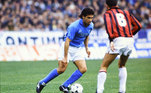 Careca: Brilhou com a camisa do Napoli. Careca conquistou título da Liga Europa, na edição 1988/1989 - fez gol nos dois jogos da final -, mas não teve sucesso na principal competição europeia.