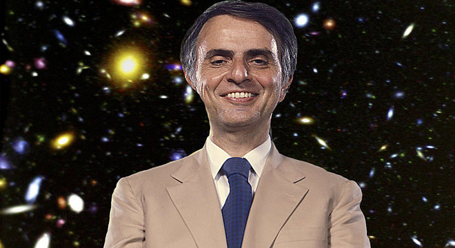Em 1980, astrônomo Carl Sagan ficou famoso mundialmente
