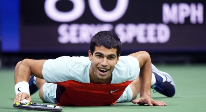 Aos 19 anos, Alcaraz entrou no Grand Slam americano na quarta posição do ranking