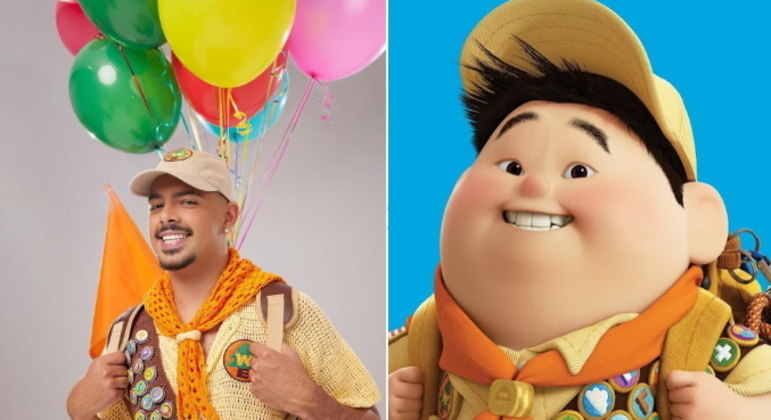 O cantor, DJ e produtor Pedro Sampaio se fantasiou de Russell, personagem da animação Up — Altas Aventuras. 