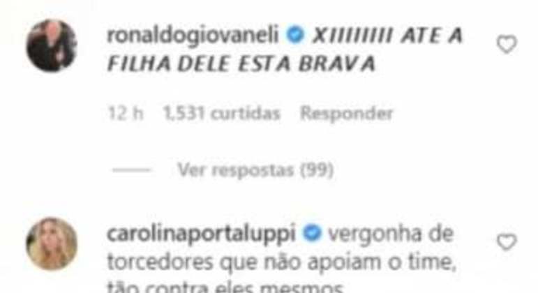 Carol Portealuppi - eliminação Flamengo Copa do Brasil
