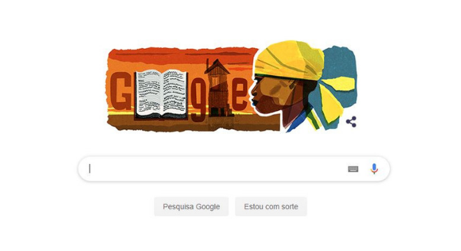 Homenagem do Google à escritora Carolina de Jesus