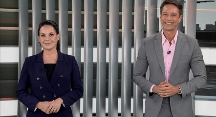 Carolina Ferraz e Sérgio Aguiar no "DE"