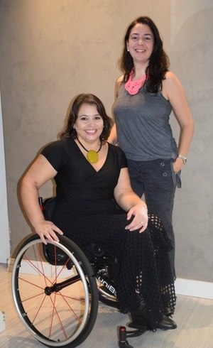  Carolina e a sócia Juliana Ramalho