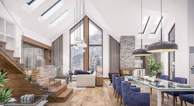 carpete de madeira ambiente integrado