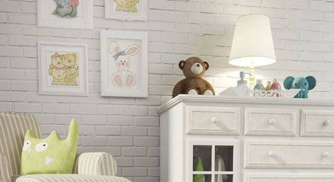 carpete de madeira quarto de bebe claro