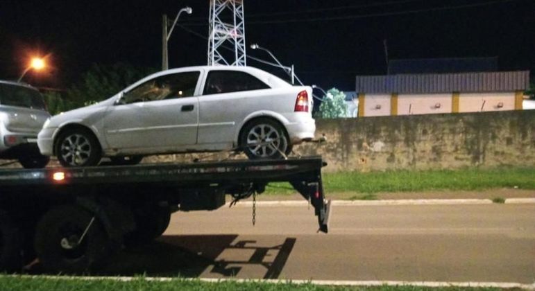 GM Astra foi recolhido ao depósito do Detran-DF durante operação em Brazlândia  