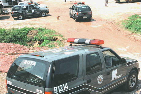 Carro da Rota no tempo que o soldado Meneses atuava