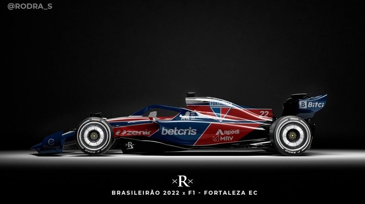 Carro de Fórmula 1 do Fortaleza
