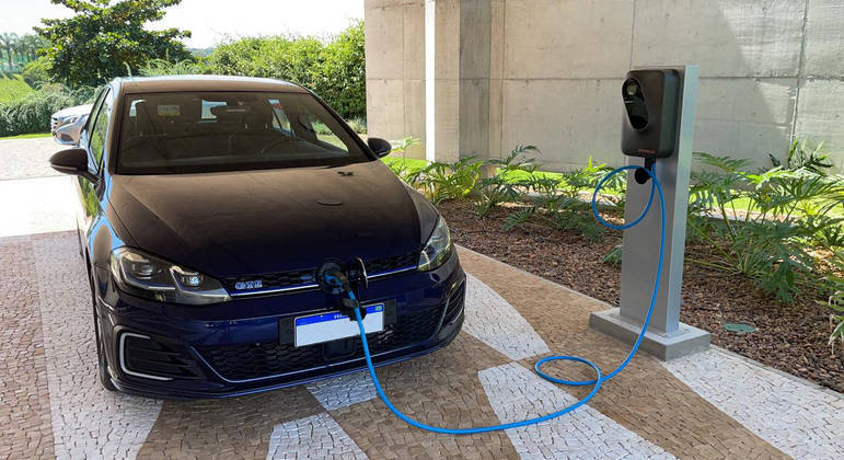 Ponto de recarga da Electricus em um empreendimento