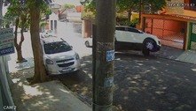Motorista atrapalhado bate no mesmo carro duas vezes e invade garagem no ABC Paulista; assista