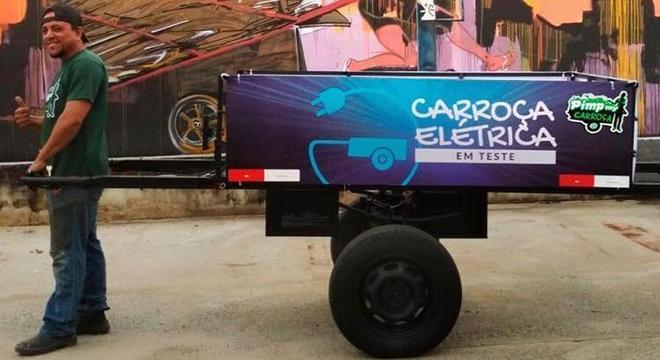 Carroça motorizada está sendo feita para ajudar catadores nas ruas
