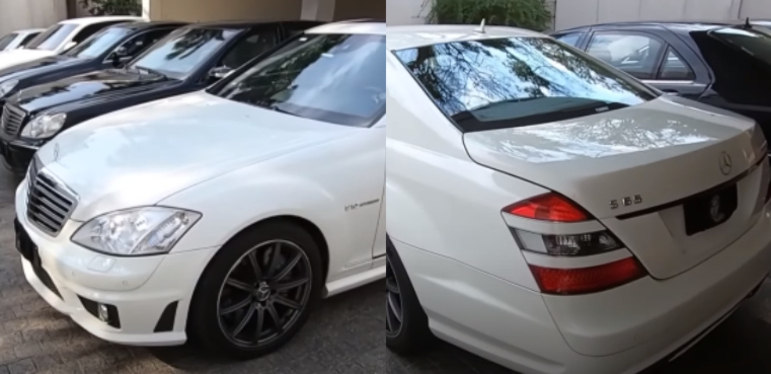 O último carro que Hebe comprou foi a evolução do anterior, S65 AMG (W221)