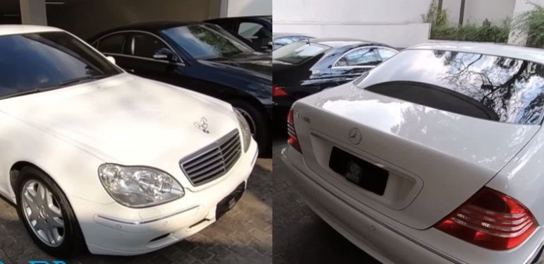 O modelo S500L (W220) é a cara da Hebe. O clássico branco, luxuoso e glamouroso. Ele conta com 6 metros de comprimento