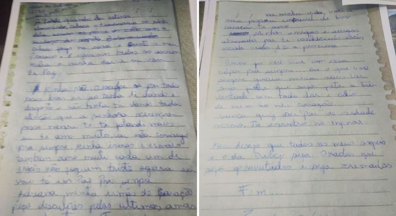 Carta supostamente escrita pela mãe de menina encontrada morta em apartamento no DF