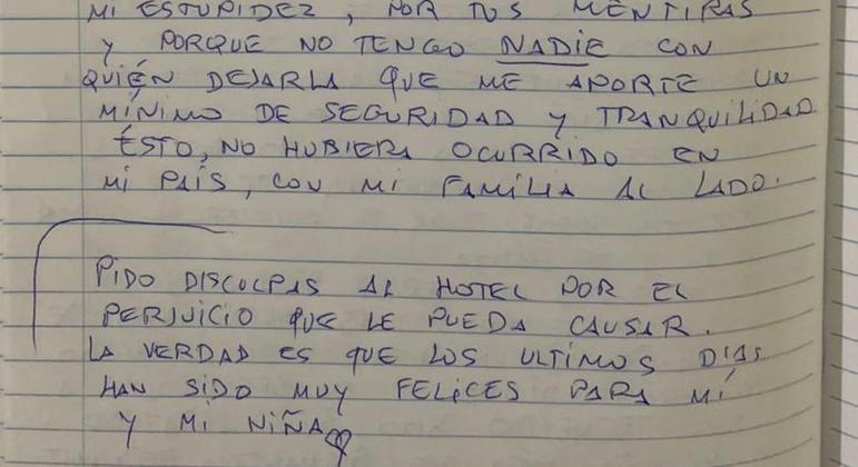 Procurado pela Interpol deixou carta antes de pular de prédio de hotel com a filha no colo
