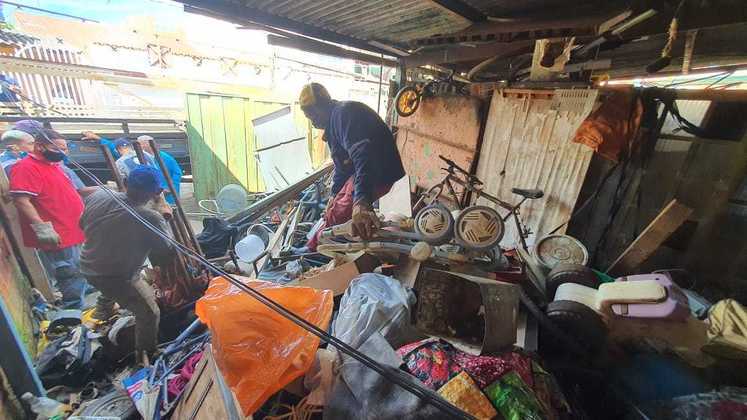 A ação durou cerca de 5 horas