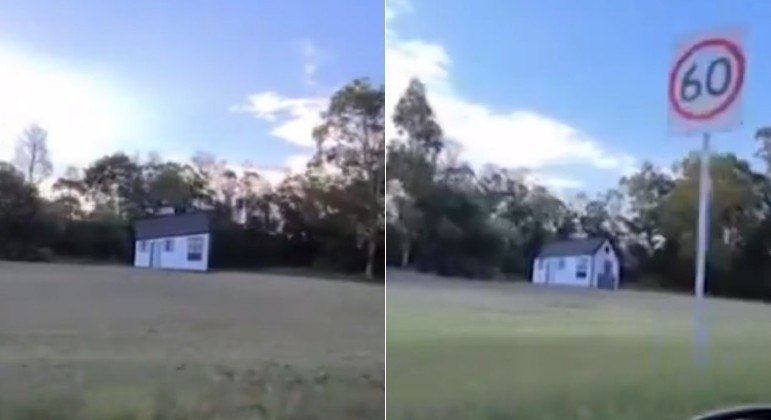 Uma casa com uma ilusão de ótica bizarra tem confundido a cabeça de internautas