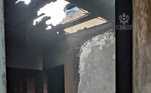 Casa pega fogo no módulo 7 da Estância Mestre D`Armas, em Planaltina. Polícia e Corpo de Bombeiros investigam a causa do acidente