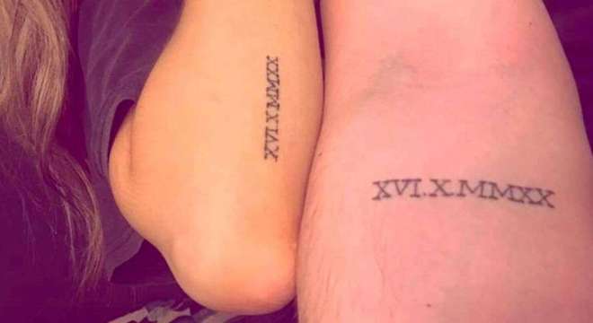 Noiva conta que não é a primeira vez que faz tatuagem por impulso depois de beber