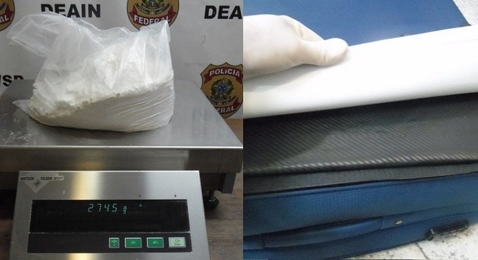 Drogas foram encontradas nas malas do casal, que embarcaria para as Ilhas Maldivas
