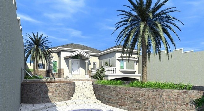 Casas com piscinas na entrada