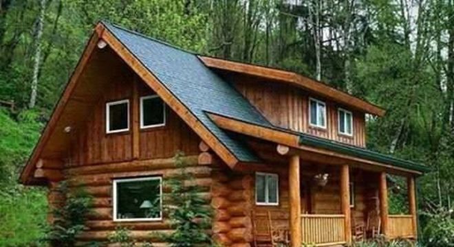 casas de madeira - casa de madeira com jardim 