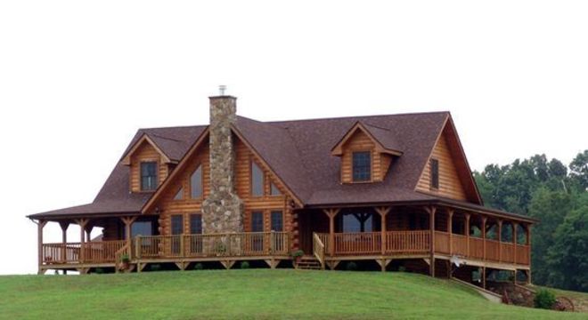 casas de madeira - casa de madeira com lago 