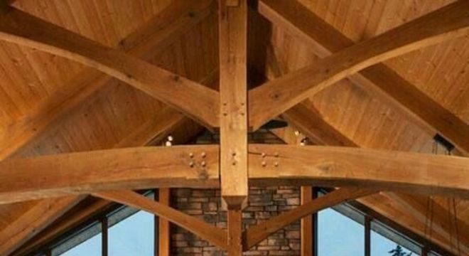 casas de madeira - casa de madeira com lareira 