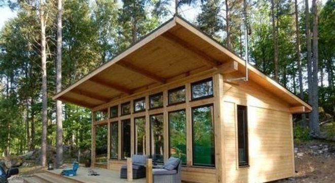 casas de madeira - casa de madeira crua 