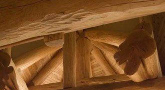 casas de madeira - casa de madeira crua grande 