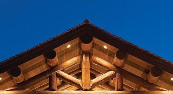 casas de madeira - entrada de casa de madeira grande 