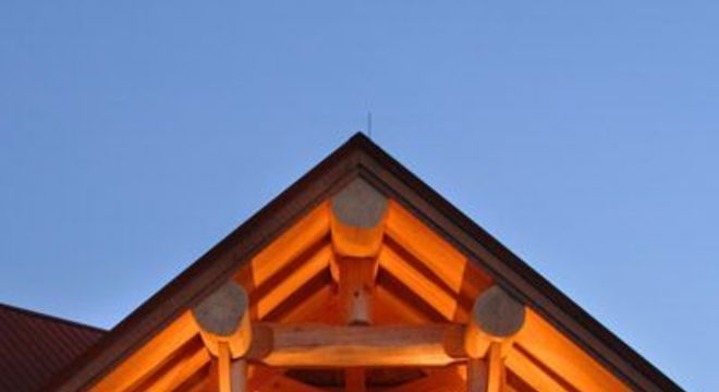 casas de madeira - fachada de casa de madeira 