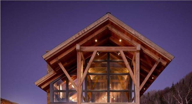 casas de madeira moderna