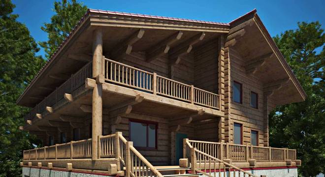 casas de madeira para o campo