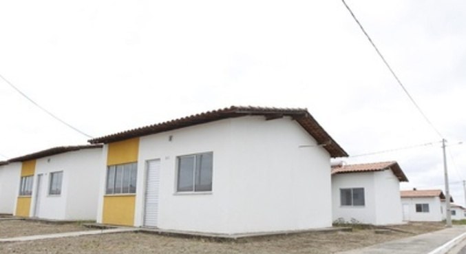 Casas do programa habitacional Casa Verde e Amarela, do governo federal