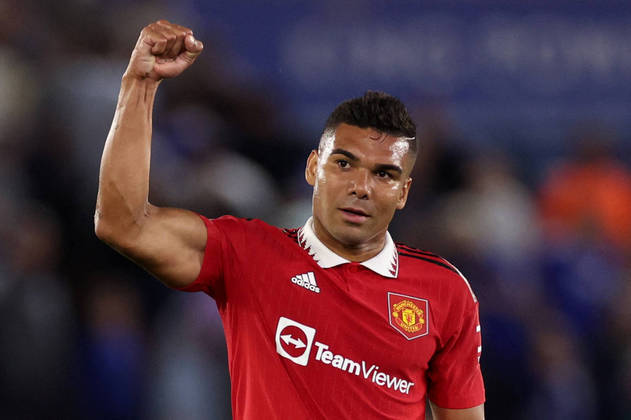 9º CasemiroClube: Manchester UnitedPosição: volanteSalário mensal: R$ 6,9 milhões