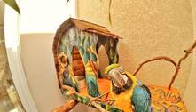 Casal cria casinhas de pássaros personalizadas com madeira reaproveitada