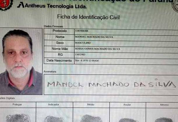 O assassino emitiu o documento com o nome de Manoel Machado da Silva com uso de certidões falsas, um mês depois da morte de Rafael Miguel e seus pais