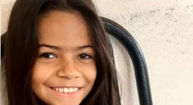 A menina Lara Nascimento, encontrada morta em março