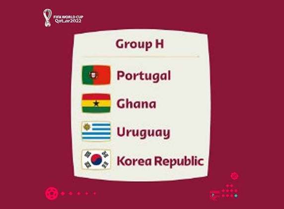 Caso passe em primeiro, o Brasil enfrentará, nas oitavas, o segundo do Grupo H. Se avançar em segundo, pega o primeiro do H. No Grupo H, por sua vez, estão Portugal, Uruguai, Coreia do Sul e Gana. 