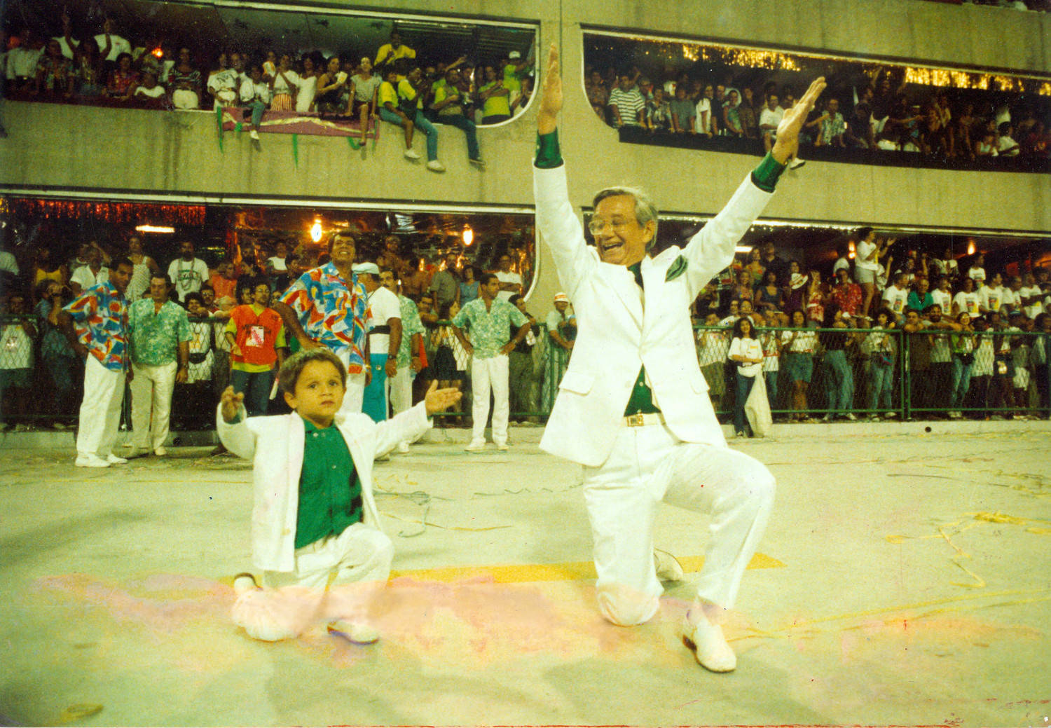 No desfile da Mocidade Independente de Padre Miguel (Estadão Conteúdo)