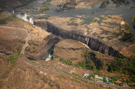 Cataratas de Vitória também sofrem com a seca