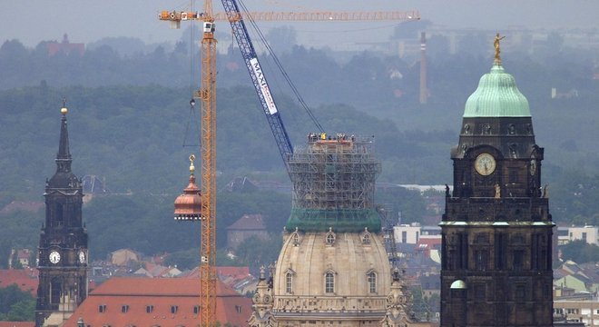 Catedral de Dresden foi reconstruída com ajuda de doações britânicas e americanas