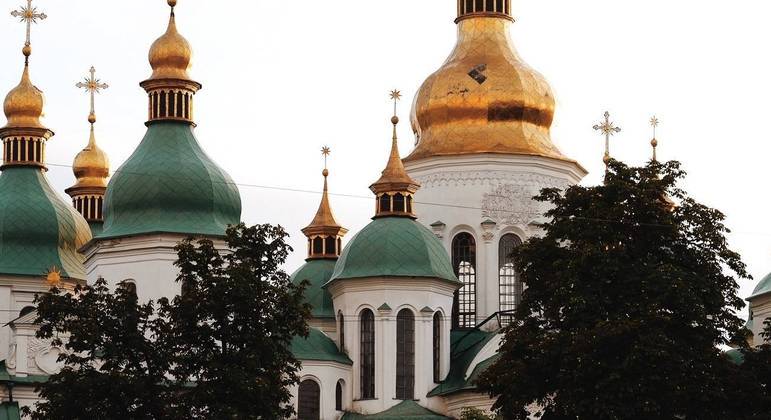 Catedral de Santa Sofia, em Kiev, corre o risco de ser destruída por ataques russos