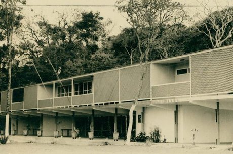 Catetinho, casa projetada por Oscar Niemeyer e que abrigou Juscelino Kubitschek no início da construção de Brasília