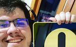 Em 2021, Cazé ganhou o prêmio de Twitcher do Ano no voto popular. Ele vibrou na web e agradeceu aos internautas e fãs: 'Sem vocês nada seria possível! Obrigado!!!!!! Pra cima!'
