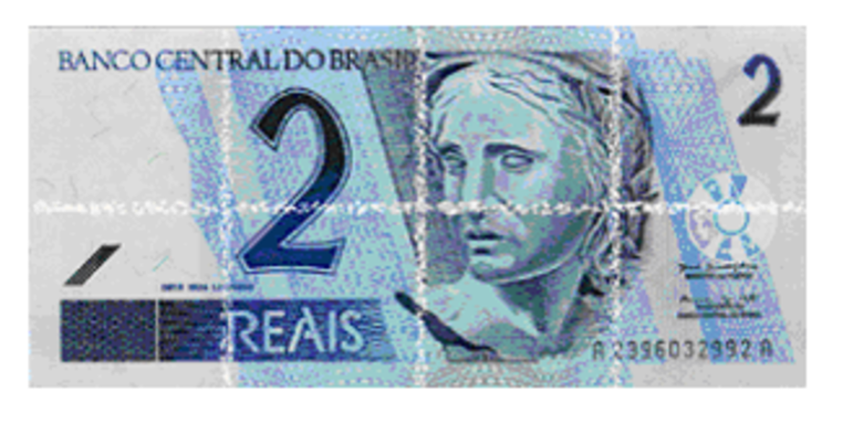 Cédula marcada por dobras 